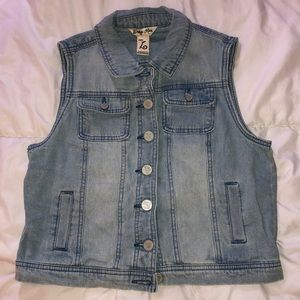 Indigo Rein denim vest